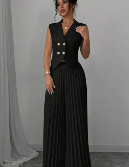 CityMuse Sleeveless Suit Set – Haute Edition 25