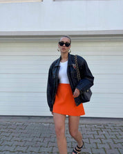Summer Women's Short High Waist Mini Skirt