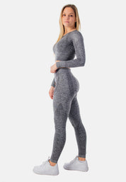 Crop Sleeve Dynamic - grey - Damen
