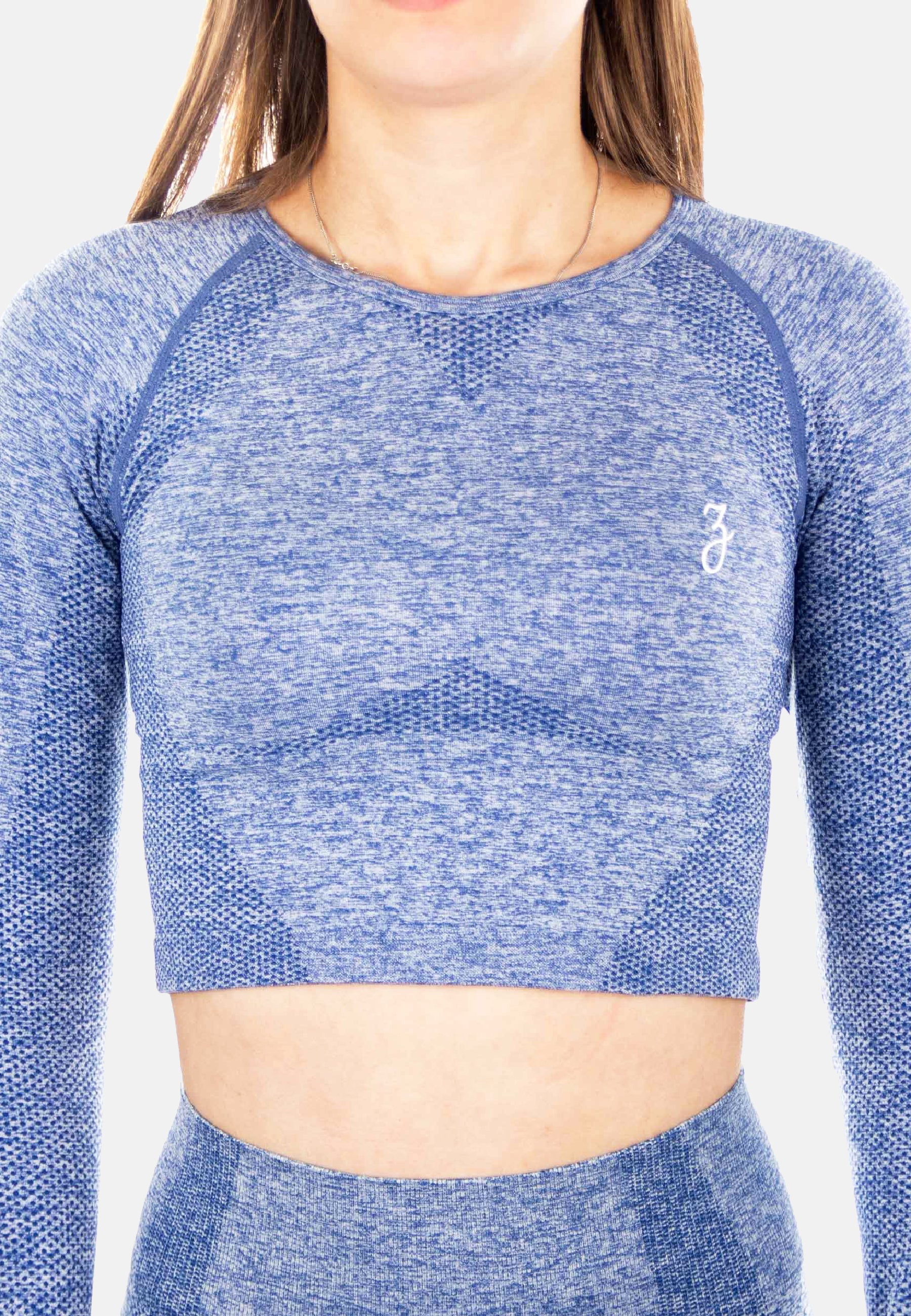 Crop Sleeve Dynamic - blue - Damen