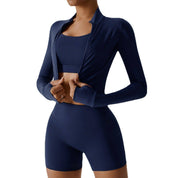 A1. Outdoor Sports Skinny Yoga Clothes Suit Nude Feel Women (Leggings)