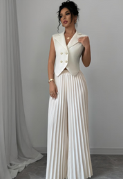 CityMuse Sleeveless Suit Set – Haute Edition 25