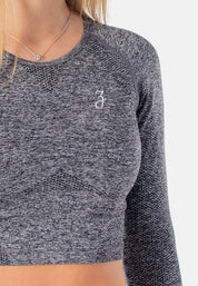 Crop Sleeve Dynamic - grey - Damen