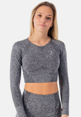 Crop Sleeve Dynamic - grey - Damen
